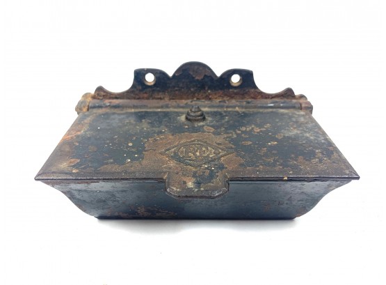 Antique Cast Iron Matchbox