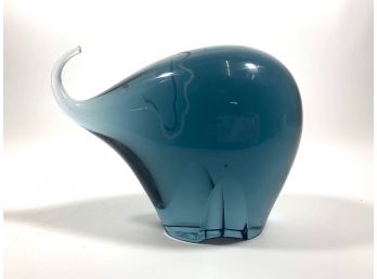 Swedish Kosta Boda Glass Elephant Designed By Vicke Lindstrand