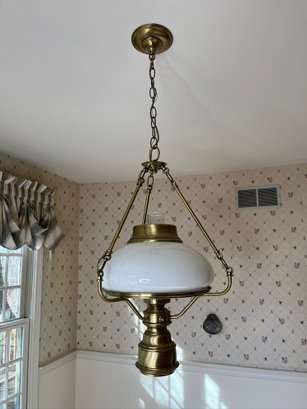 Ceiling Mounting Brass Hurricane Chandelier 16 X 24 Adjustable By Chain