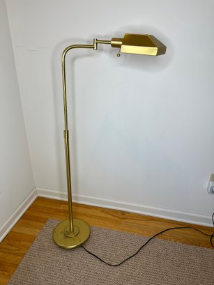 Brass Floor Lamp 49' H