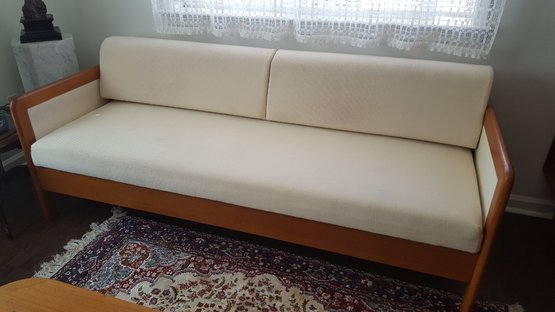 MCM Style Off White Pull Out Couch  78x32x31