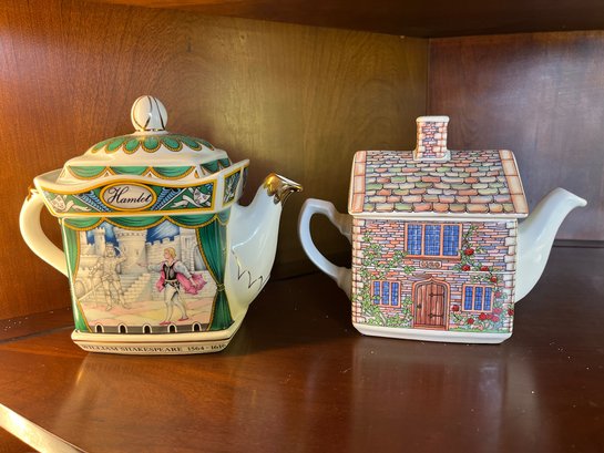 Two Decorative Teapots
