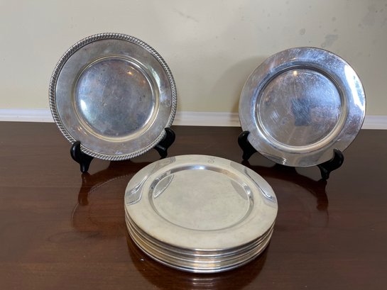 Silver Plate And Sterling Plates