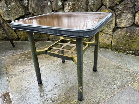 Small Glass Patio Table