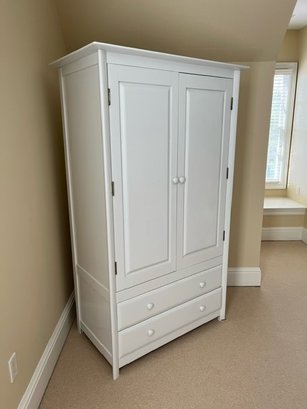 Large White Armoire Great Space As An Extra Closet