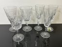Six Waterford Lismore Glasses