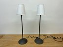 Tall Metal Candlestick Lamps