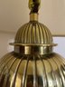 Brass Lamp Rosewood Base 31' H