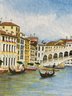 Framed Watercolor Art Of Venice