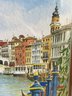 Framed Watercolor Art Of Venice