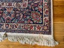 Attractive Karastan Rug Ivory Center With Shades Of Blue And Maroon Wool Rug