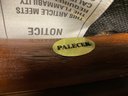 Three Palecek Rattan Bar Stools Seat Height 30 Inches