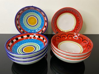Colorful Hand-painted Bowls
