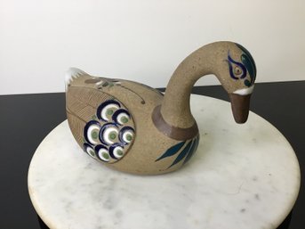 Vintage Ceramic Mexican Pottery Duck       See Original Prices On Base