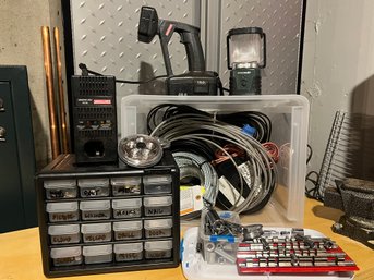 Tools And Lights And Assorted Wire