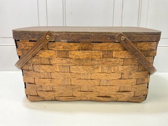 Vintage Extra Large Picnic Basket