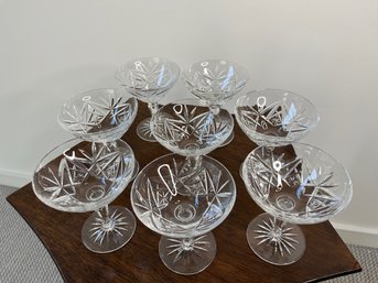 8 Waterford Champagne Glasses