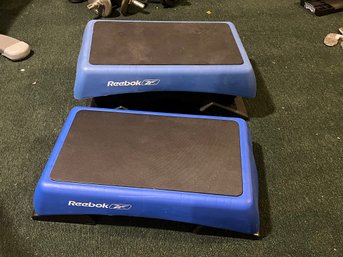 Two Reebok Exercise Steps