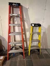 Two Ladders - Husky Four Foot And Werner Six Foot