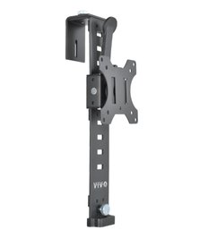 VIVO Black Office Cubicle Bracket VESA Monitor Mount Stand Hanger Attachment Adjustable Clamp For 17 To 32 Inc