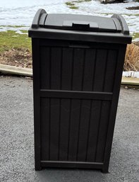 Suncast Resin Outdoor Trash Can