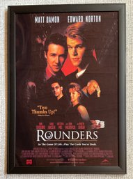 Framed Movie Poster - Rounders 1998