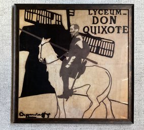 Poster Advertising 'Don Quixote', Lyceum Theatre, 1896