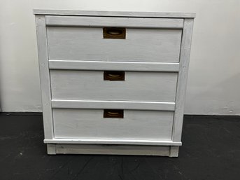 Solid Wood Dresser Painted White