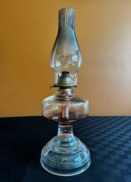 Antique Hurricane Lamp With Wick