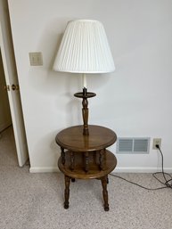Round Table With Built In Lamp 20 X 20 X 56