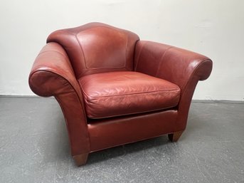 Leather Arm Chair By Lee Industries