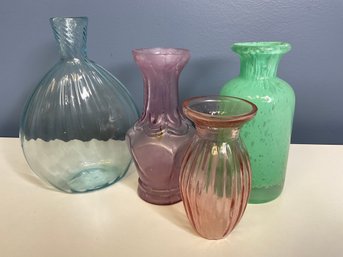 Pastel Glass Vases