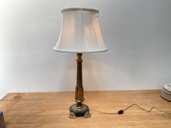 Gold And Black Table Lamp