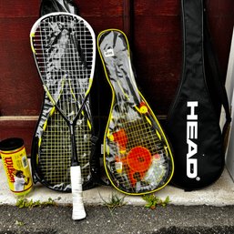 Head Tennis Racket And 2 Kids Rackets Badminton?