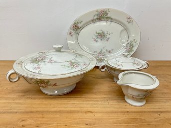 Cherry Blossom China Serving Set Theordore Haviland New York