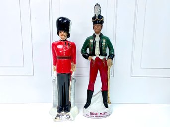 Vintage Soldier Decanters