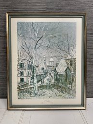 Sacre Coeur De Montimartre By Maurice Utrillo 21x17