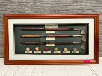 History Of Golf Shadow Box