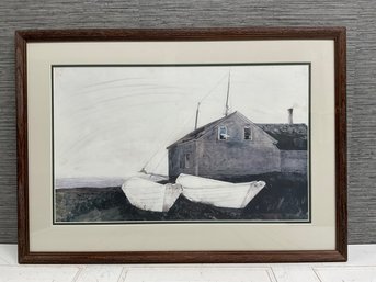 'The Sisters' By Andrew Wyeth 1978 Framed Print