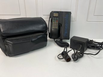 Vintage Panasonic EB 2501 Car Phone With Case & Cords