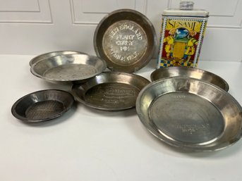 Collectible Table Top Pie Tins