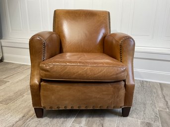 Crate & Barrel Leather Chair