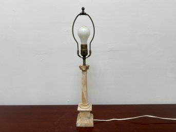 Marble Candlestick Light Made In Italy