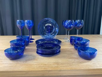 Colbalt Blue Glassware