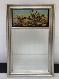 Antique Reverse Painted Mirror