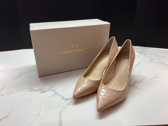 MARC FISHER - Women's Beige Nude Heels - Size 8.5