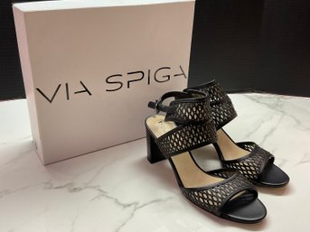 Via Spiga - Womens Black Heels Size 8