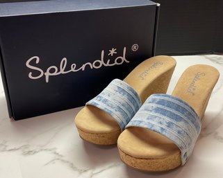 SPLENDID - Womens Blue & Wedges Size 8