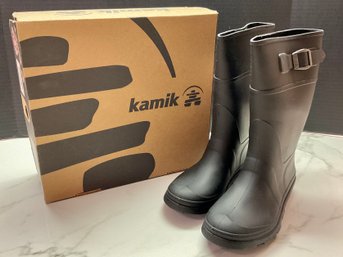 KAMIK - Kids Rain Boots Black Size 3