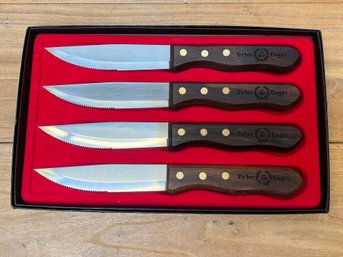 Set Of Peter Luger Steak Knives